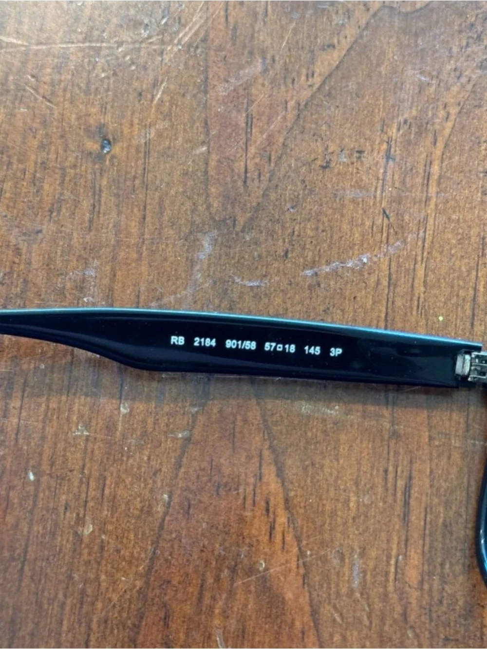 Ray-Ban Black Wayfarer-Style Sunglasses